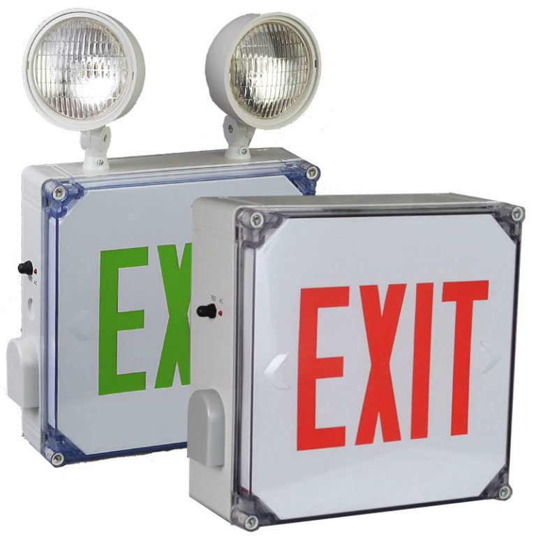 LED Exit Signs - Battery Back Up Emergency LED Exit Signs | Big Beam